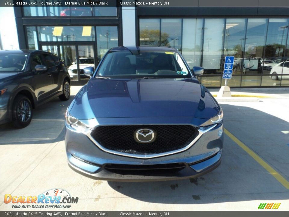 2021 Mazda CX-5 Touring AWD Eternal Blue Mica / Black Photo #2