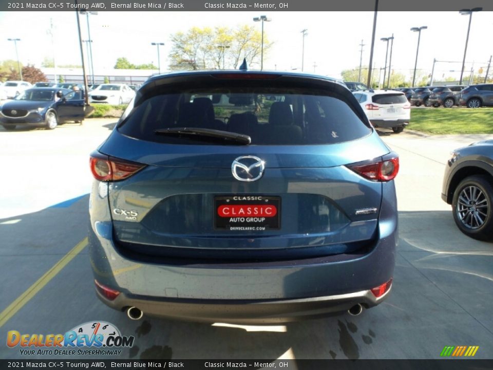 2021 Mazda CX-5 Touring AWD Eternal Blue Mica / Black Photo #5