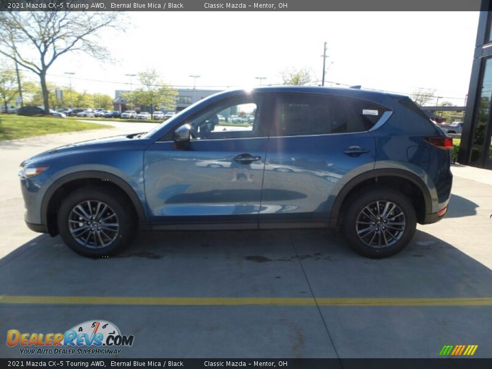 2021 Mazda CX-5 Touring AWD Eternal Blue Mica / Black Photo #6