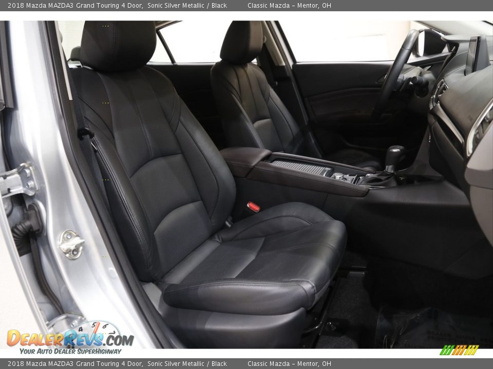 2018 Mazda MAZDA3 Grand Touring 4 Door Sonic Silver Metallic / Black Photo #16