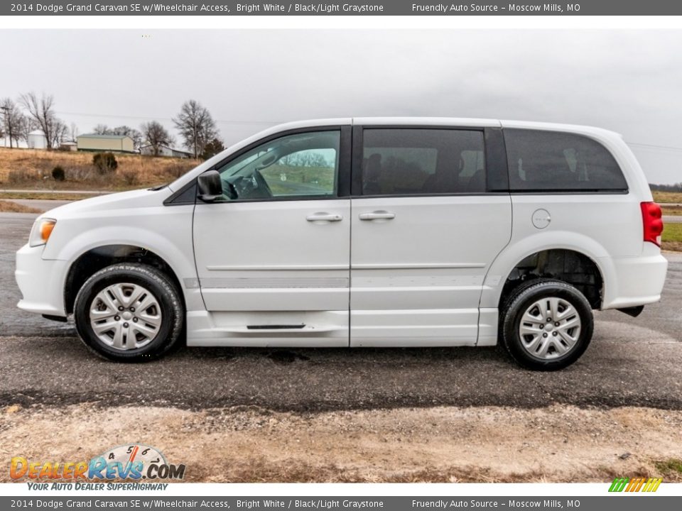 2014 Dodge Grand Caravan SE w/Wheelchair Access Bright White / Black/Light Graystone Photo #7