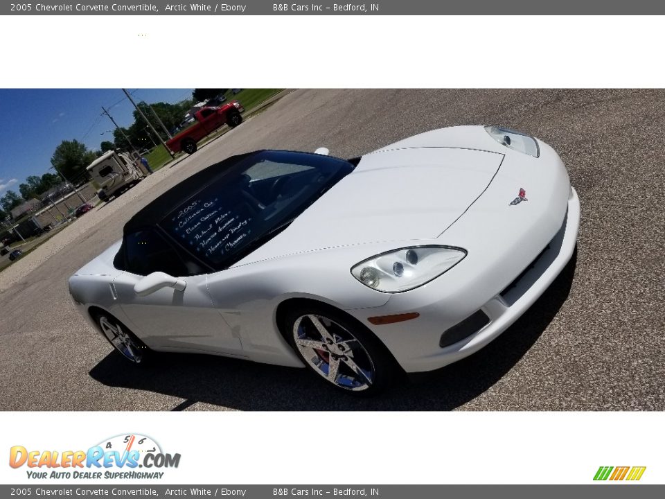 2005 Chevrolet Corvette Convertible Arctic White / Ebony Photo #1