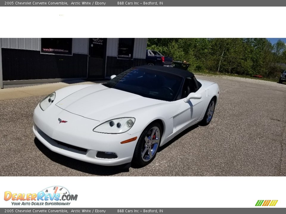 2005 Chevrolet Corvette Convertible Arctic White / Ebony Photo #3