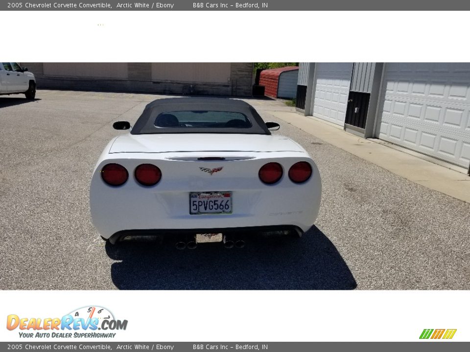 2005 Chevrolet Corvette Convertible Arctic White / Ebony Photo #6