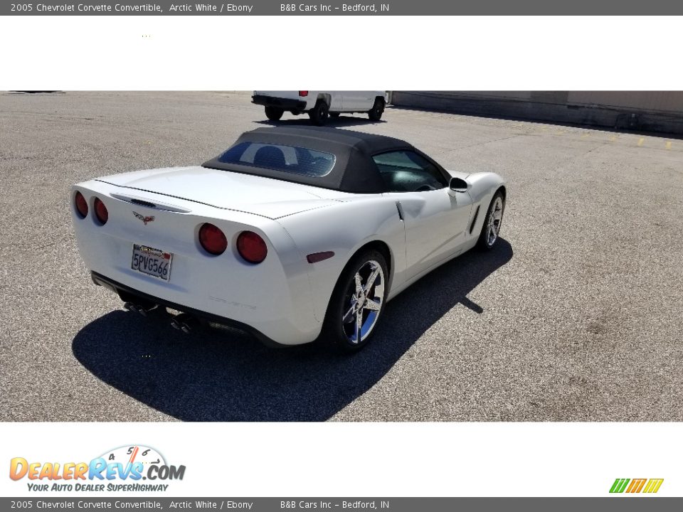 2005 Chevrolet Corvette Convertible Arctic White / Ebony Photo #7