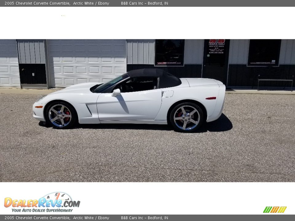 2005 Chevrolet Corvette Convertible Arctic White / Ebony Photo #25