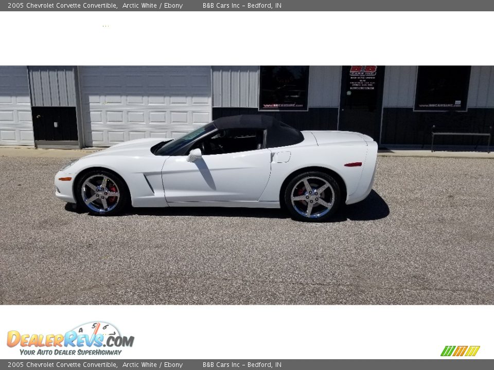 2005 Chevrolet Corvette Convertible Arctic White / Ebony Photo #25