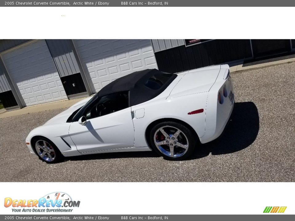 2005 Chevrolet Corvette Convertible Arctic White / Ebony Photo #26