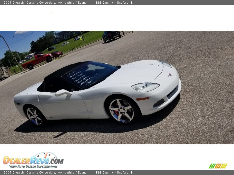 2005 Chevrolet Corvette Convertible Arctic White / Ebony Photo #28