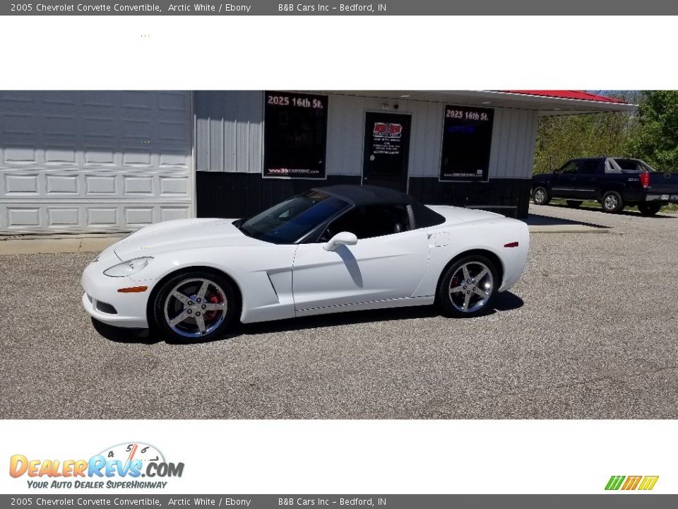 2005 Chevrolet Corvette Convertible Arctic White / Ebony Photo #31