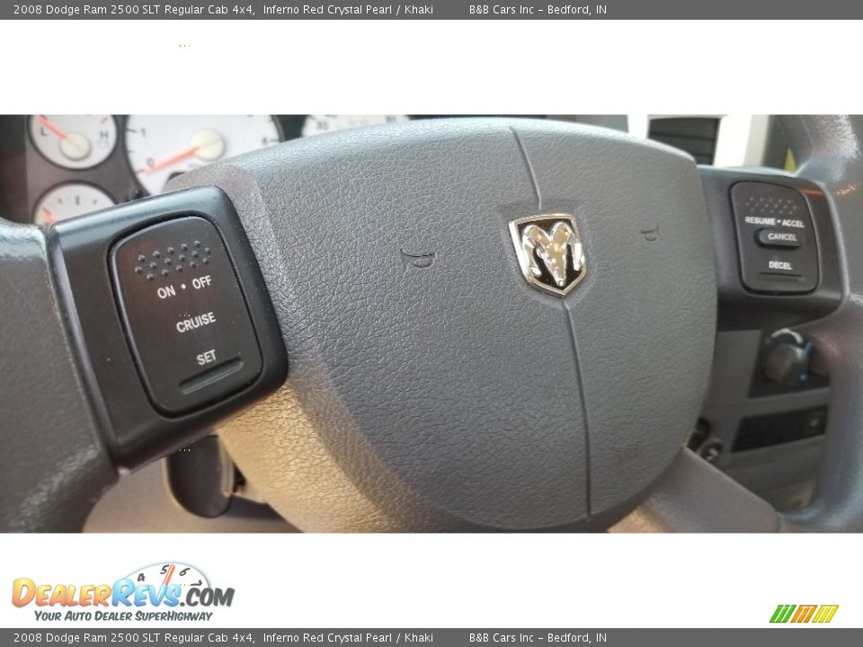 2008 Dodge Ram 2500 SLT Regular Cab 4x4 Steering Wheel Photo #19