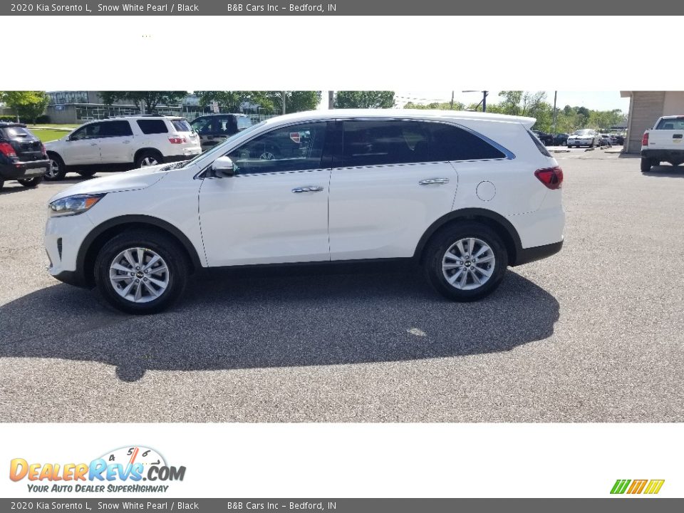 2020 Kia Sorento L Snow White Pearl / Black Photo #6