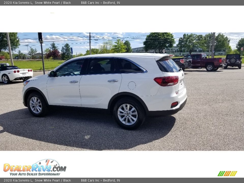 2020 Kia Sorento L Snow White Pearl / Black Photo #7