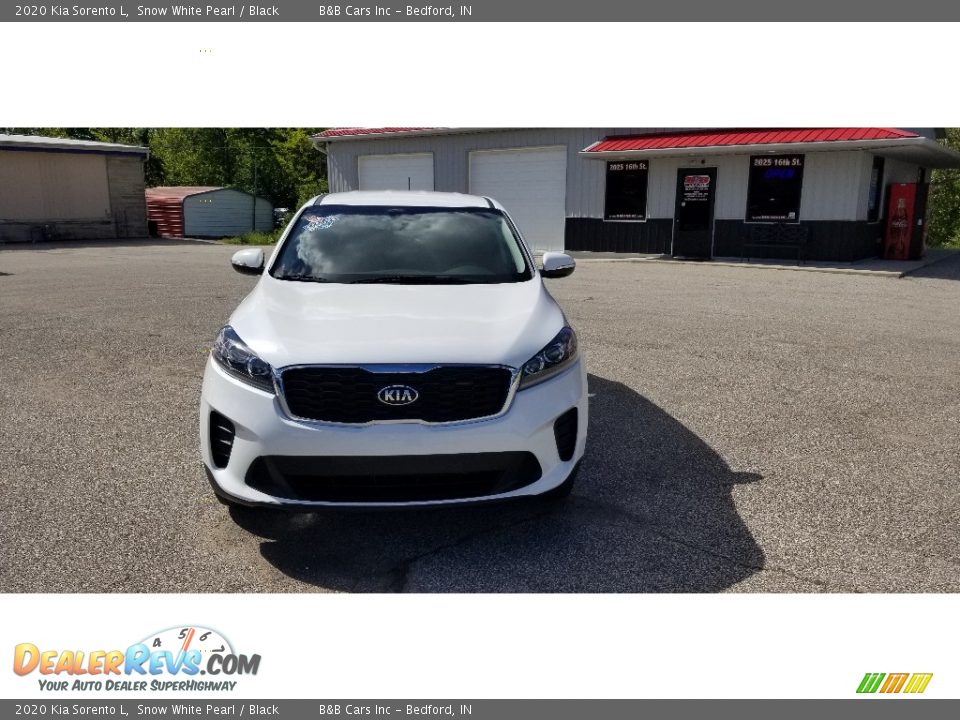 2020 Kia Sorento L Snow White Pearl / Black Photo #28