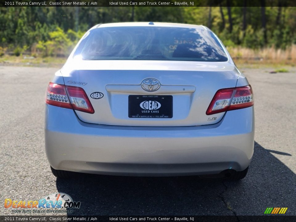 2011 Toyota Camry LE Classic Silver Metallic / Ash Photo #4