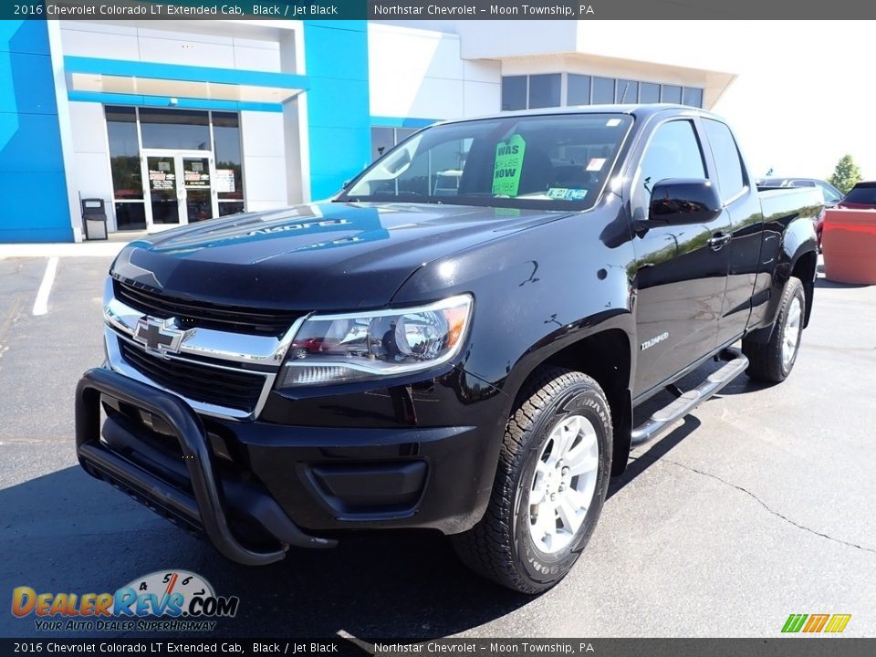 2016 Chevrolet Colorado LT Extended Cab Black / Jet Black Photo #2