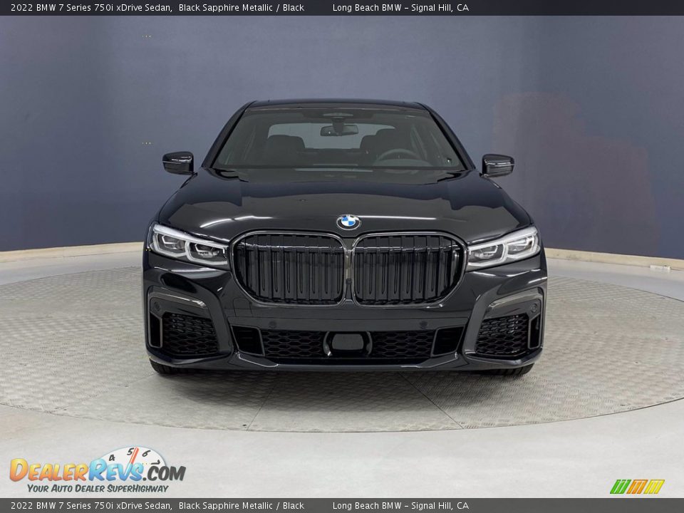 2022 BMW 7 Series 750i xDrive Sedan Black Sapphire Metallic / Black Photo #2