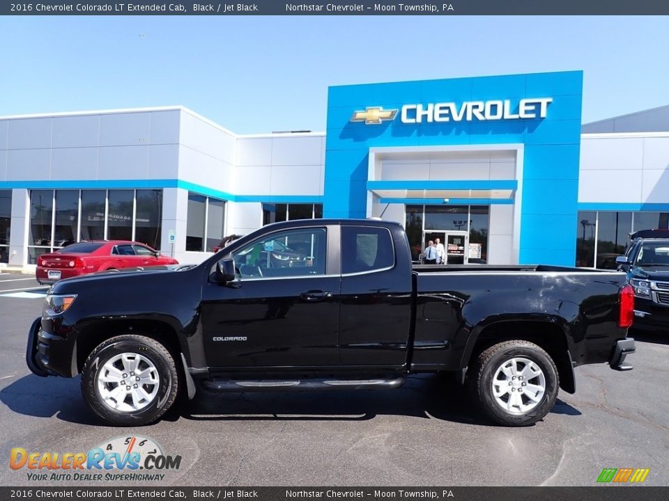 Black 2016 Chevrolet Colorado LT Extended Cab Photo #3