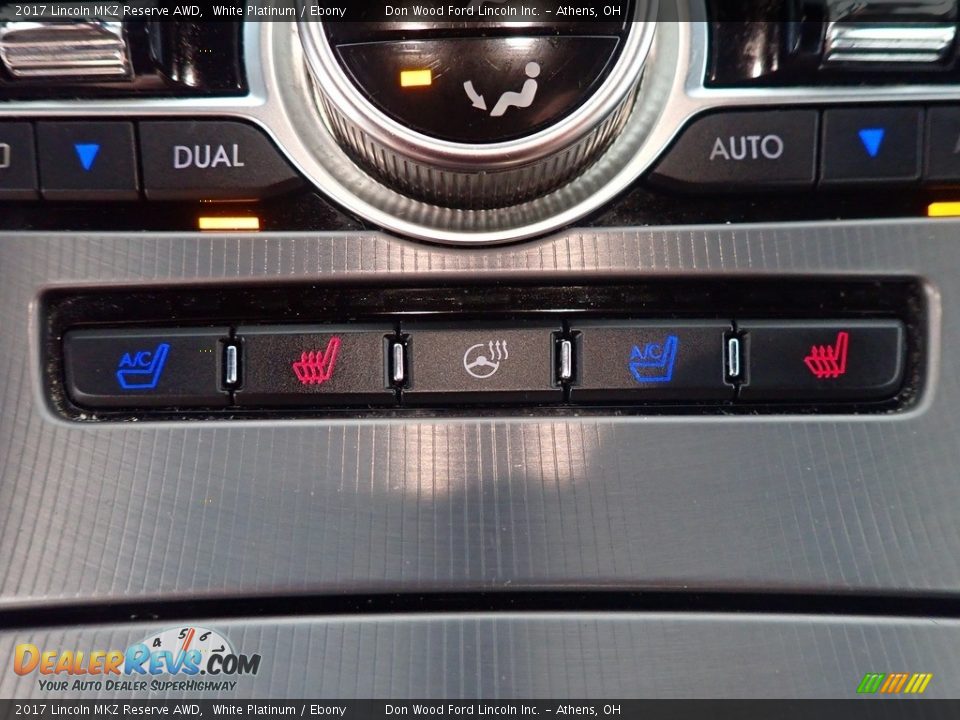 2017 Lincoln MKZ Reserve AWD White Platinum / Ebony Photo #3