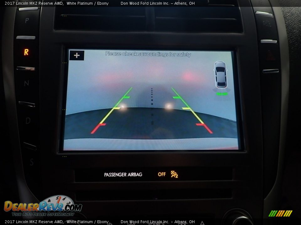 2017 Lincoln MKZ Reserve AWD White Platinum / Ebony Photo #4