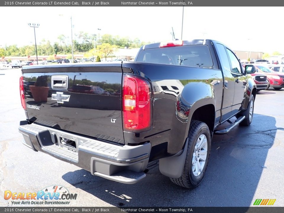 2016 Chevrolet Colorado LT Extended Cab Black / Jet Black Photo #7