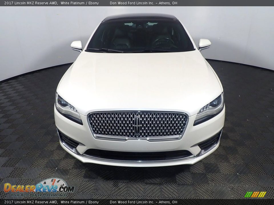 2017 Lincoln MKZ Reserve AWD White Platinum / Ebony Photo #8