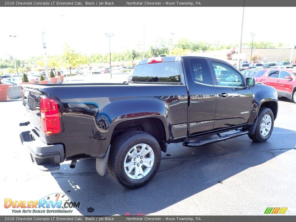 2016 Chevrolet Colorado LT Extended Cab Black / Jet Black Photo #8