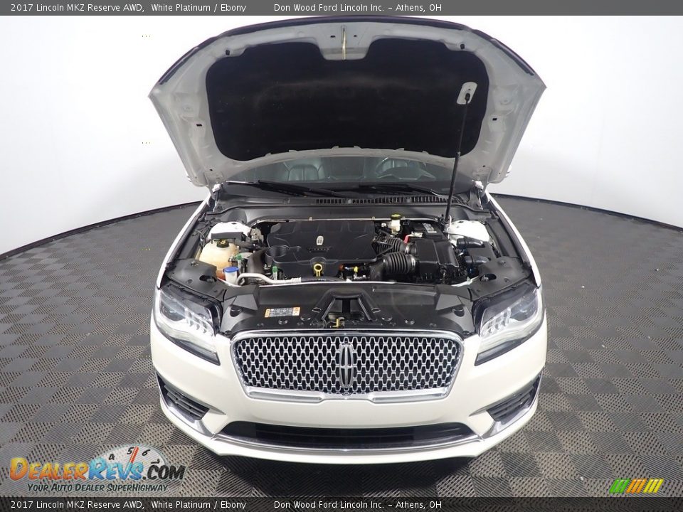 2017 Lincoln MKZ Reserve AWD White Platinum / Ebony Photo #9
