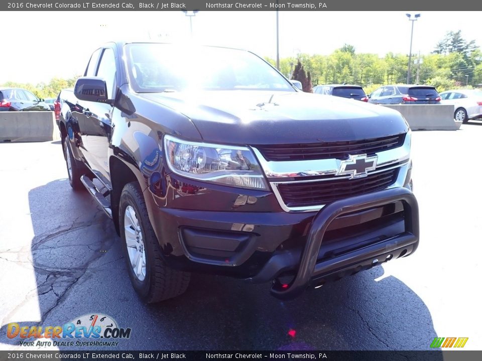 2016 Chevrolet Colorado LT Extended Cab Black / Jet Black Photo #11