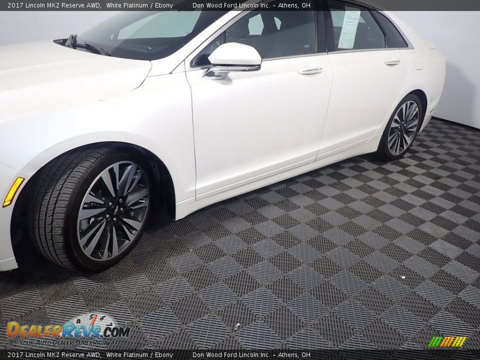 2017 Lincoln MKZ Reserve AWD White Platinum / Ebony Photo #13