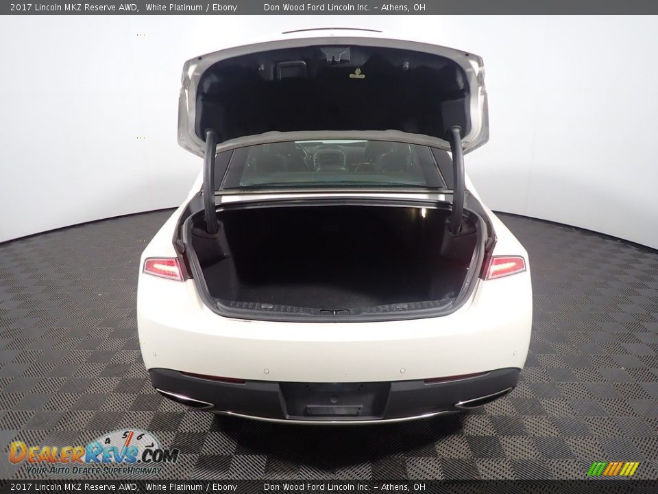 2017 Lincoln MKZ Reserve AWD White Platinum / Ebony Photo #17