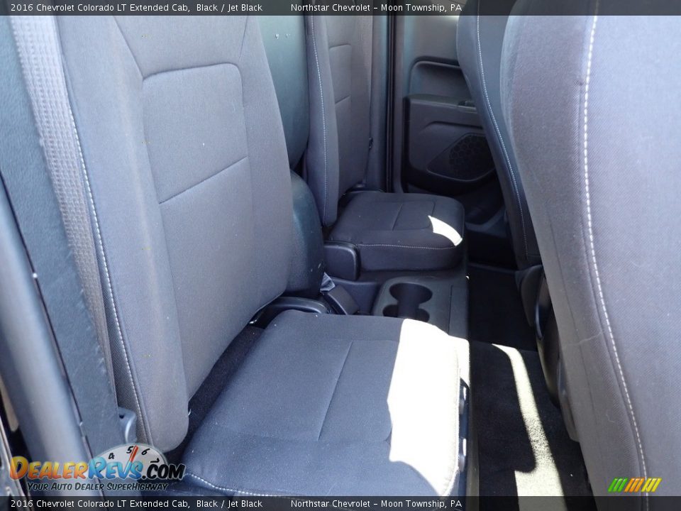 2016 Chevrolet Colorado LT Extended Cab Black / Jet Black Photo #17