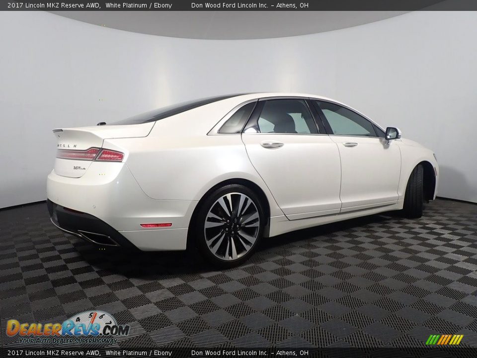 2017 Lincoln MKZ Reserve AWD White Platinum / Ebony Photo #20