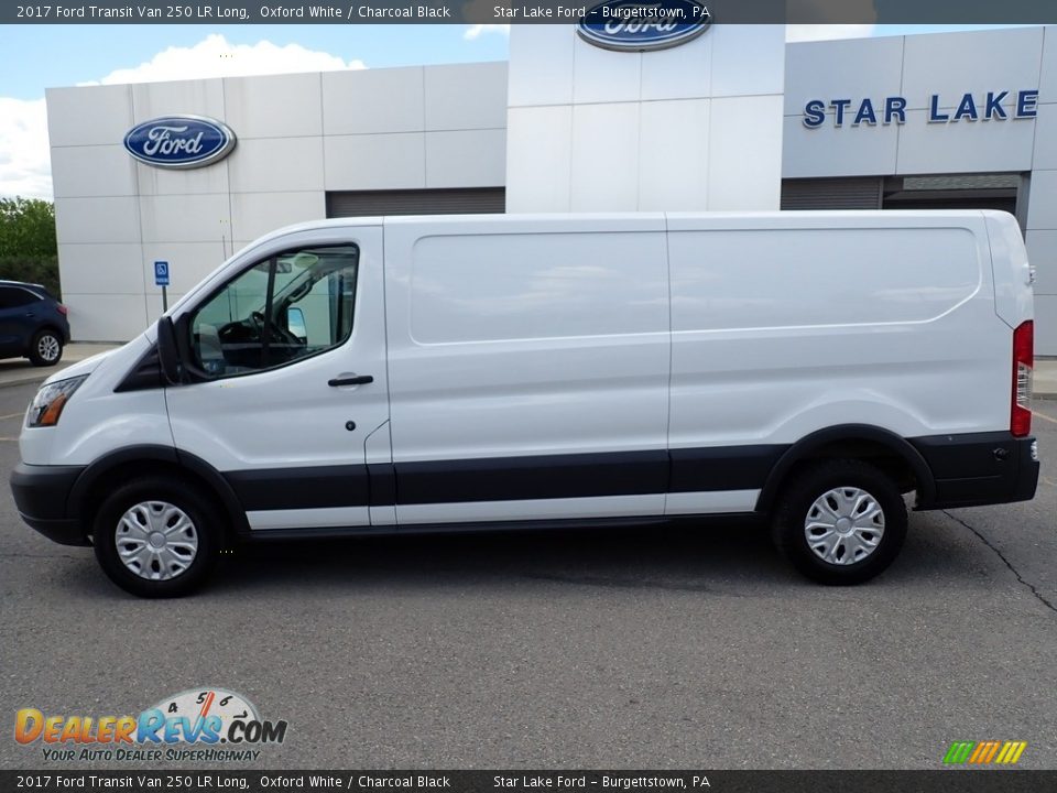 2017 Ford Transit Van 250 LR Long Oxford White / Charcoal Black Photo #2