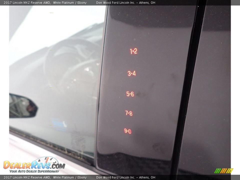 2017 Lincoln MKZ Reserve AWD White Platinum / Ebony Photo #27