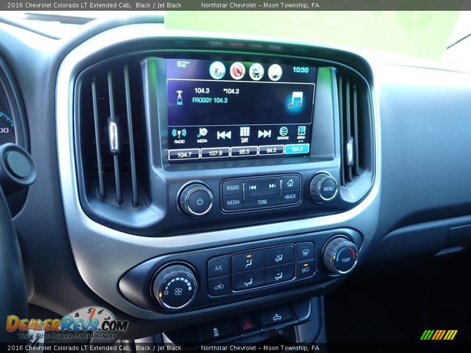 2016 Chevrolet Colorado LT Extended Cab Black / Jet Black Photo #27