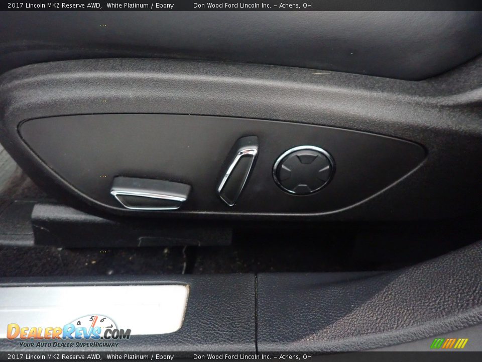 2017 Lincoln MKZ Reserve AWD White Platinum / Ebony Photo #32