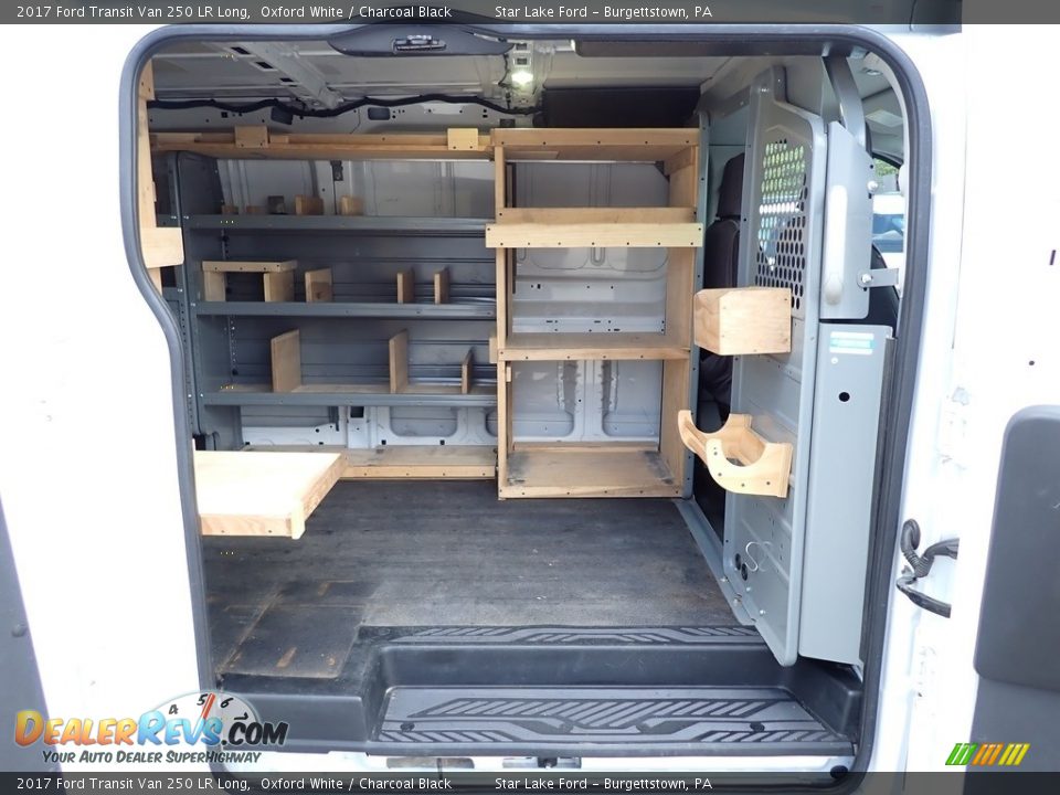 2017 Ford Transit Van 250 LR Long Oxford White / Charcoal Black Photo #8