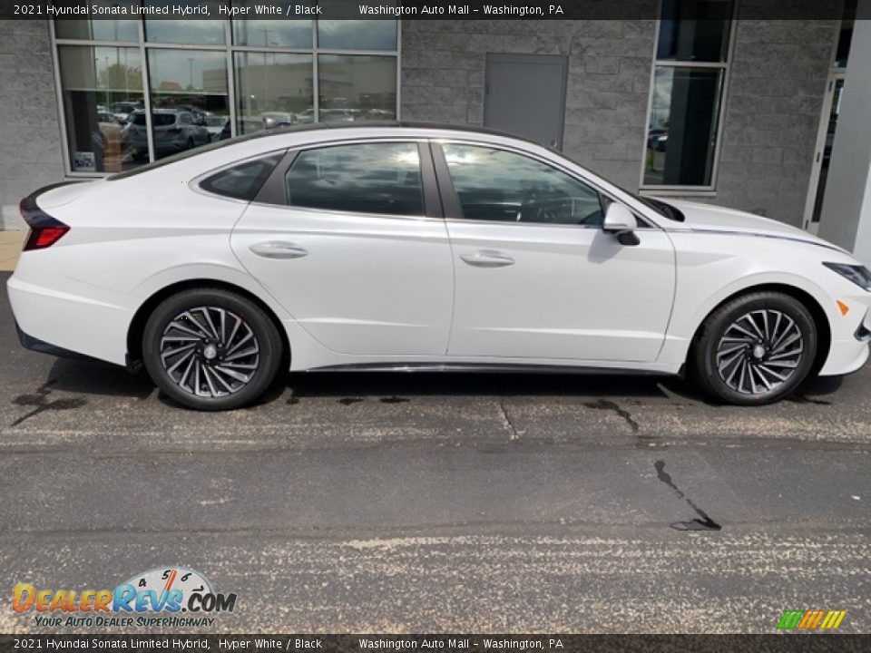 2021 Hyundai Sonata Limited Hybrid Hyper White / Black Photo #2