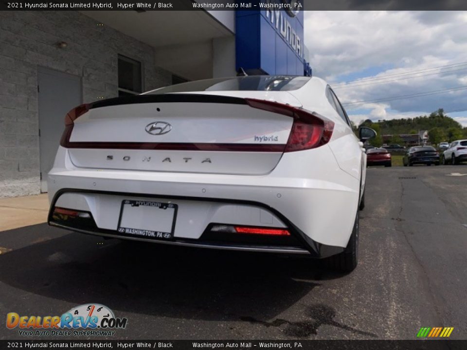 2021 Hyundai Sonata Limited Hybrid Hyper White / Black Photo #3