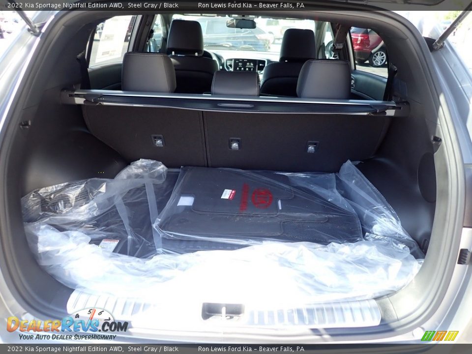 2022 Kia Sportage Nightfall Edition AWD Steel Gray / Black Photo #9