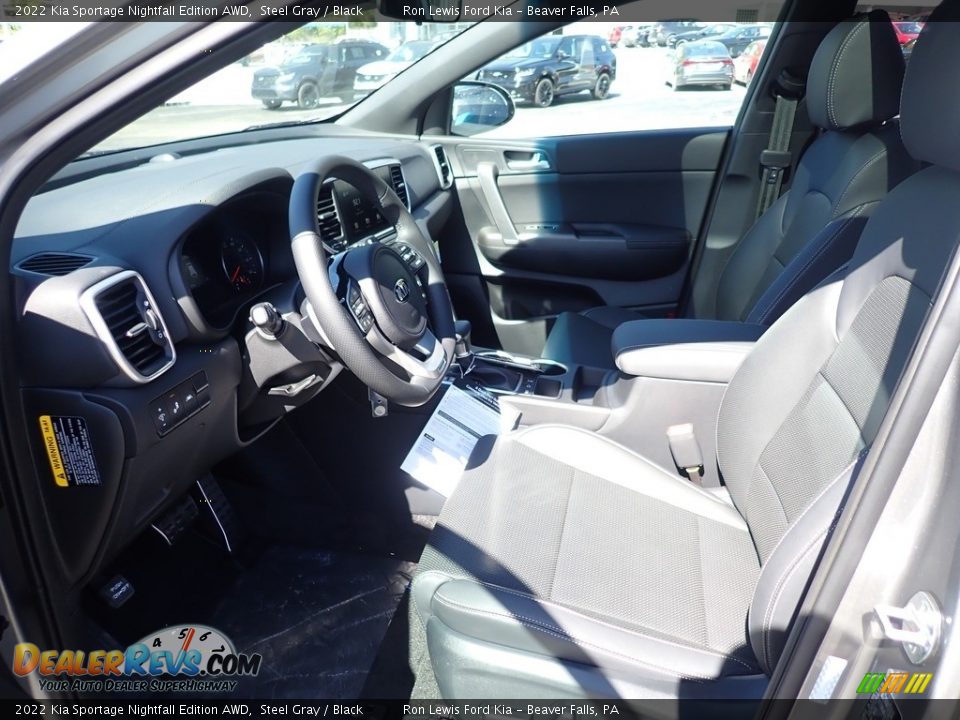Front Seat of 2022 Kia Sportage Nightfall Edition AWD Photo #16
