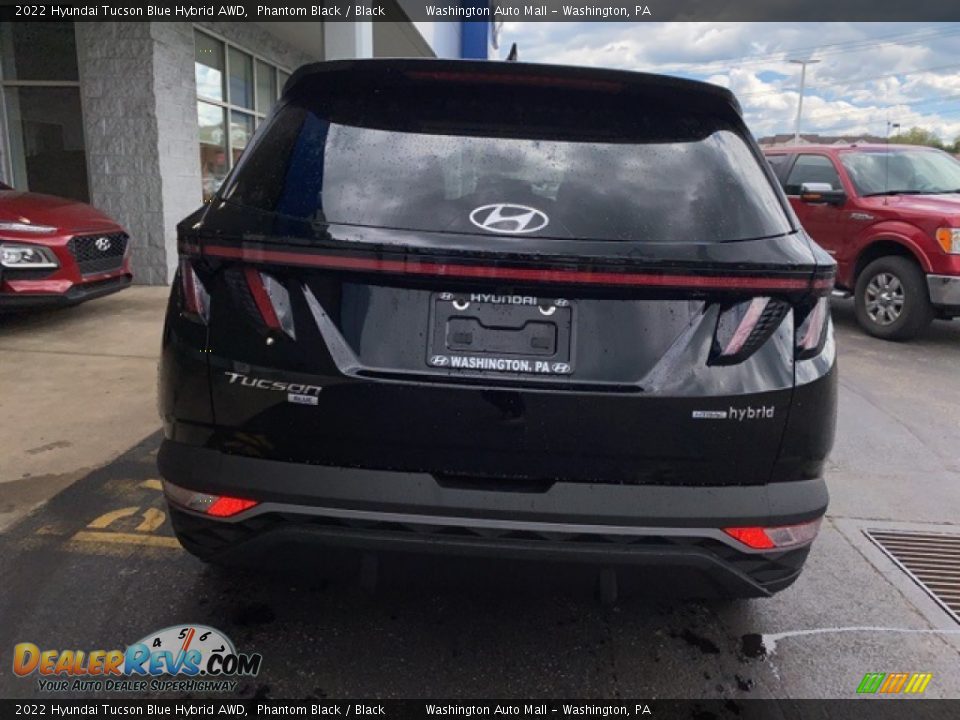 2022 Hyundai Tucson Blue Hybrid AWD Phantom Black / Black Photo #3