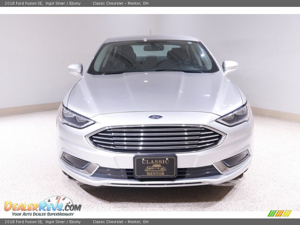 2018 Ford Fusion SE Ingot Silver / Ebony Photo #2
