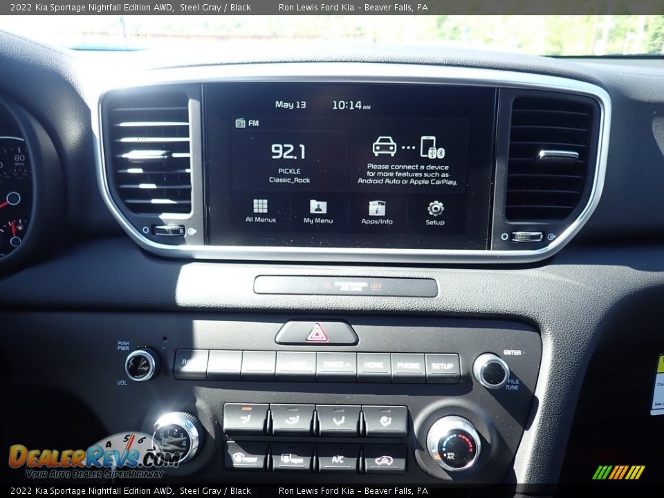 2022 Kia Sportage Nightfall Edition AWD Steel Gray / Black Photo #19