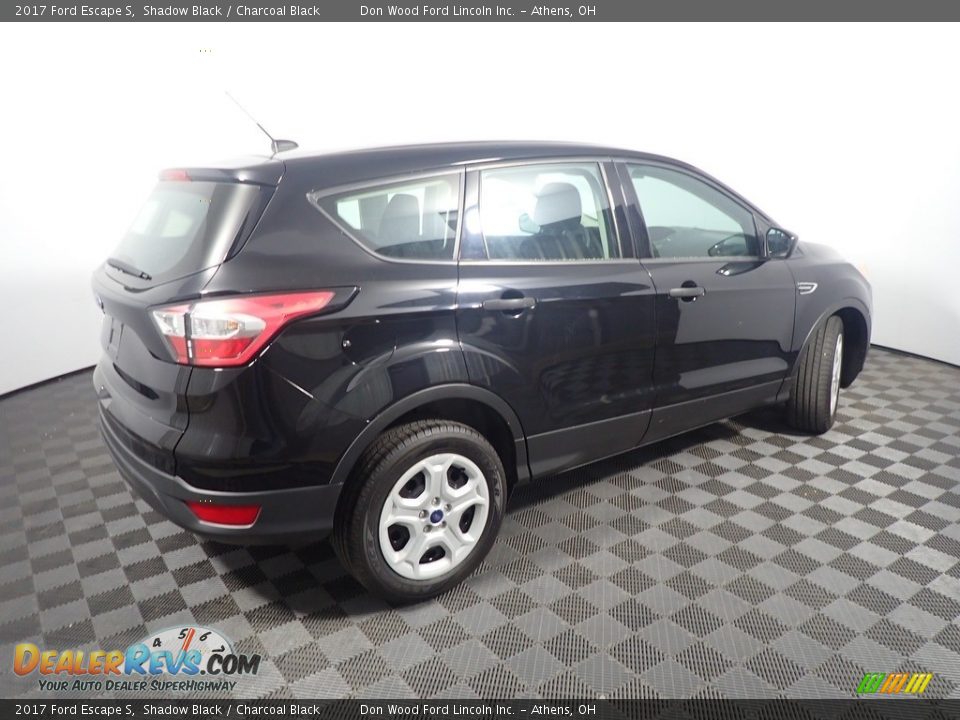 2017 Ford Escape S Shadow Black / Charcoal Black Photo #17