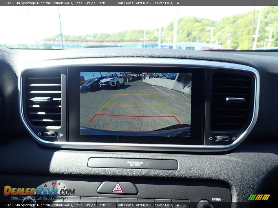 2022 Kia Sportage Nightfall Edition AWD Steel Gray / Black Photo #20