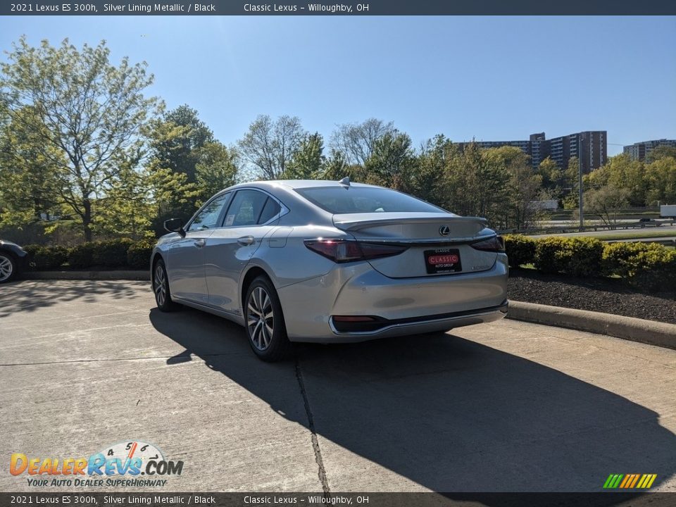 2021 Lexus ES 300h Silver Lining Metallic / Black Photo #4