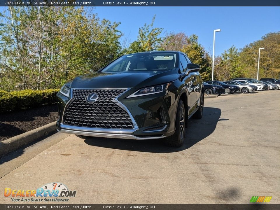 2021 Lexus RX 350 AWD Nori Green Pearl / Birch Photo #1