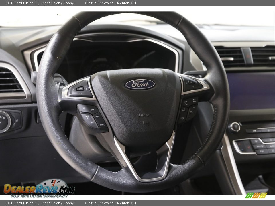 2018 Ford Fusion SE Ingot Silver / Ebony Photo #7